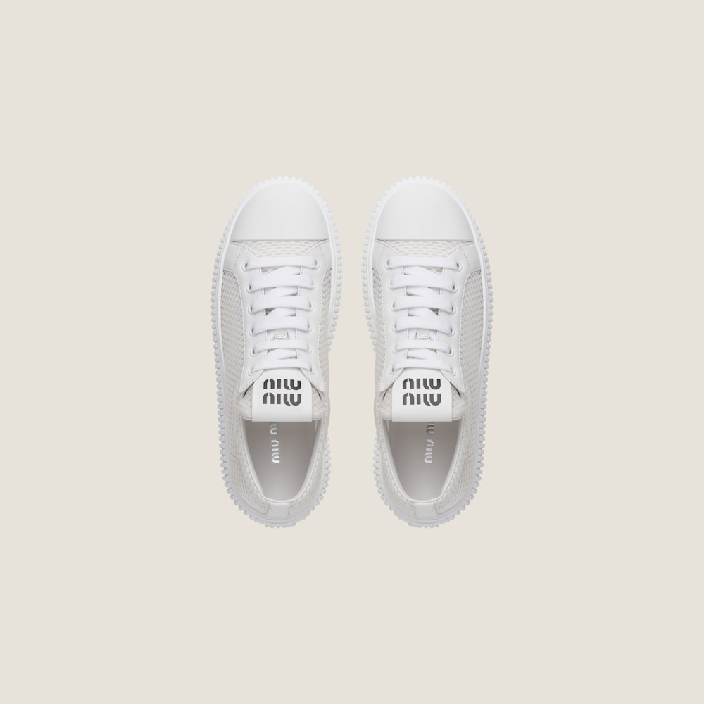 Mesh flatform sneakers - 3
