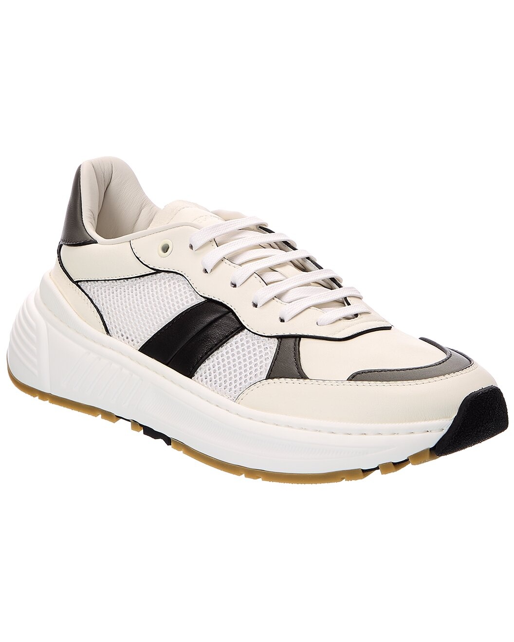 Bottega Veneta Leather Sneaker - 1
