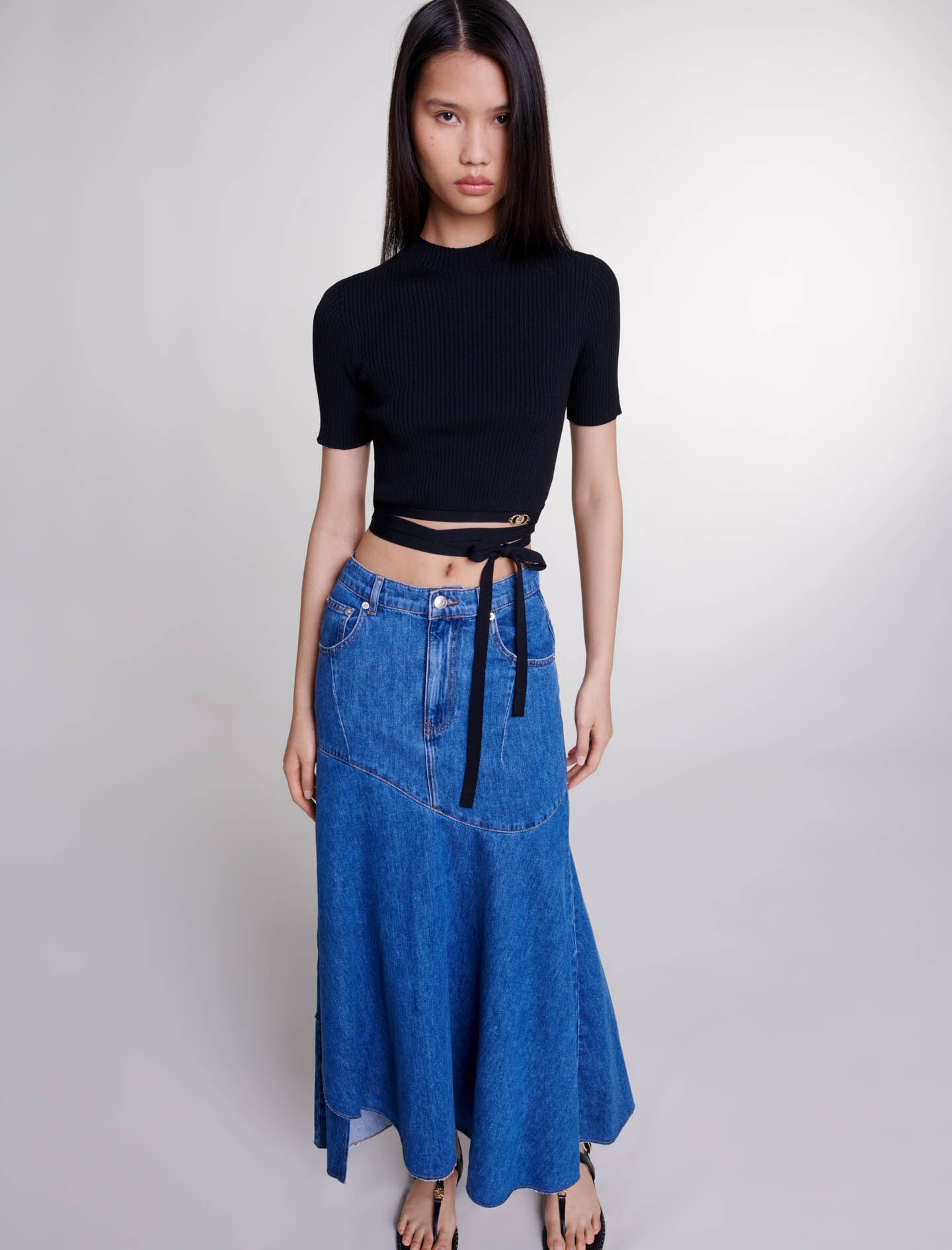 Criss-cross cropped top - 5