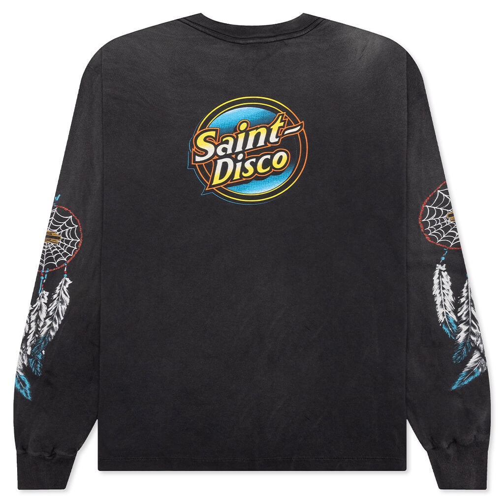 SAINT MICHAEL X TEFLON DISCO MX6 SAINT DISCO L/S TEE - BLACK - 2