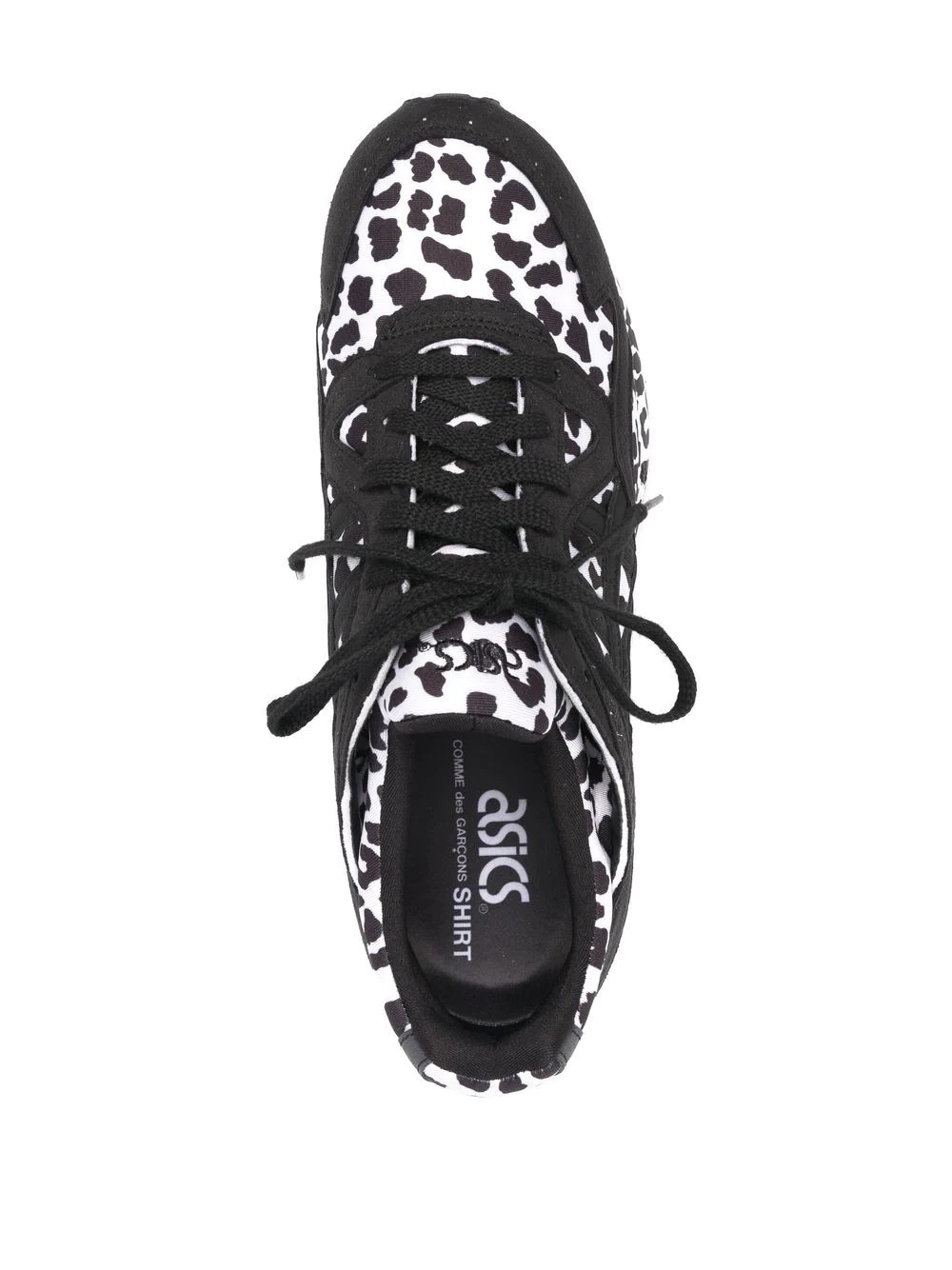 leopard-print lace-up sneakers - 4
