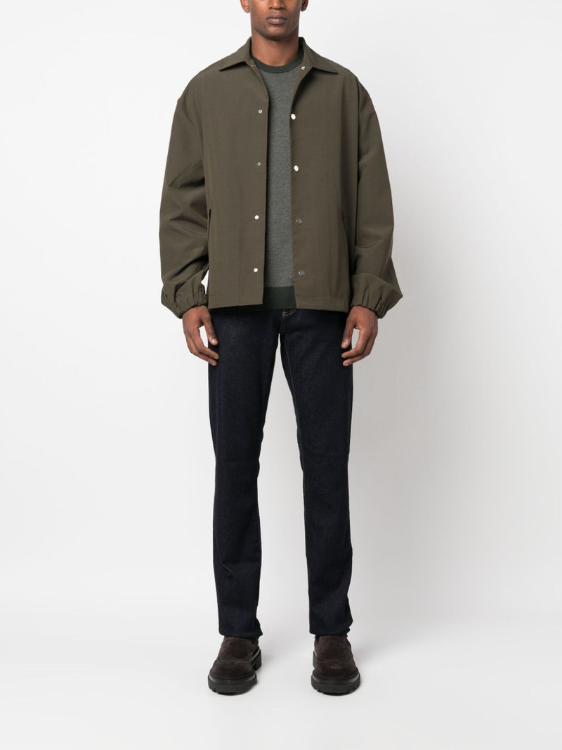 Canali fine-knit wool jumper outlook