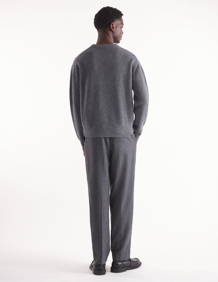 BOLD FOX HEAD PATCH COMFORT RIBBED JUMPER - 5