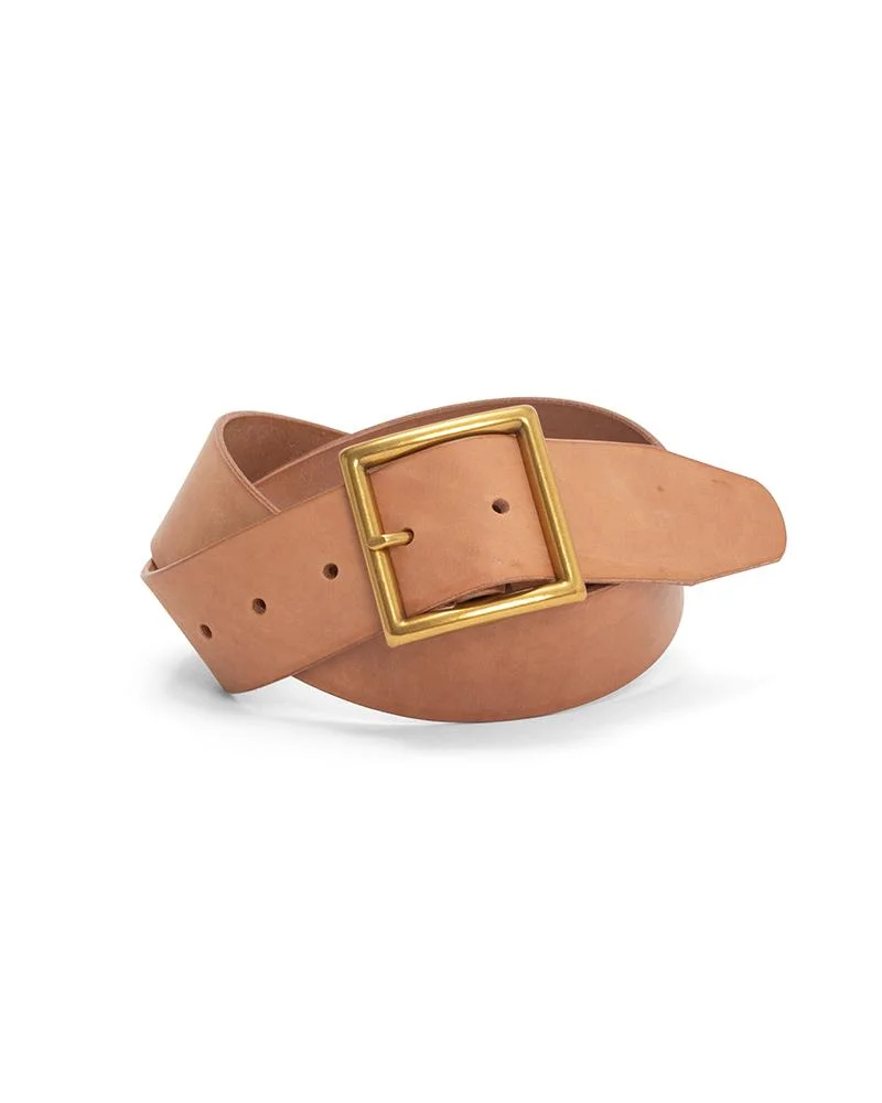 PLAIN BELT 40MM NATURAL - 1