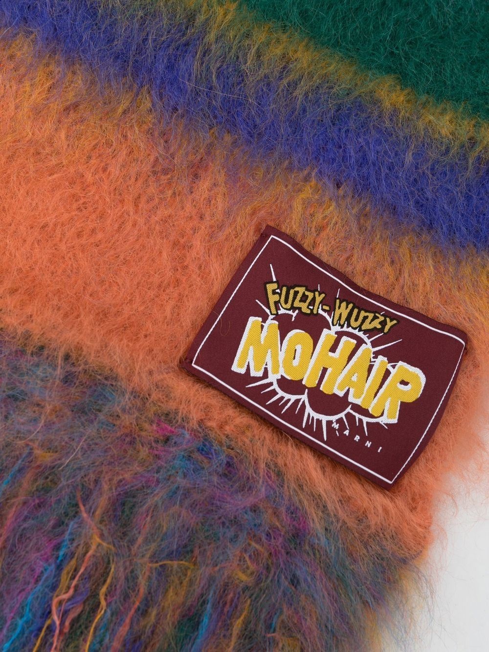 striped knitted scarf - 3