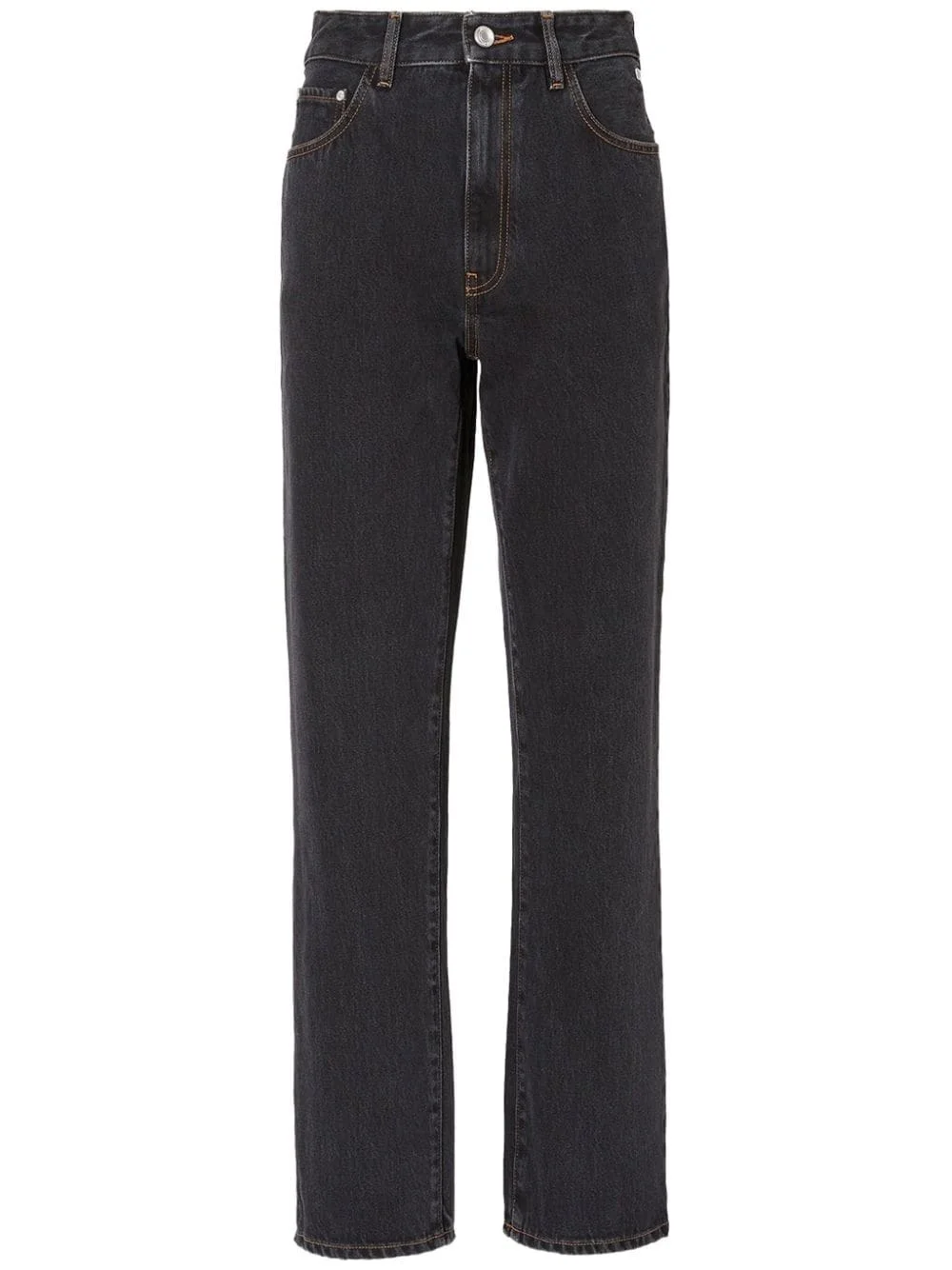 Choker rhinestone-embellished jeans - 1