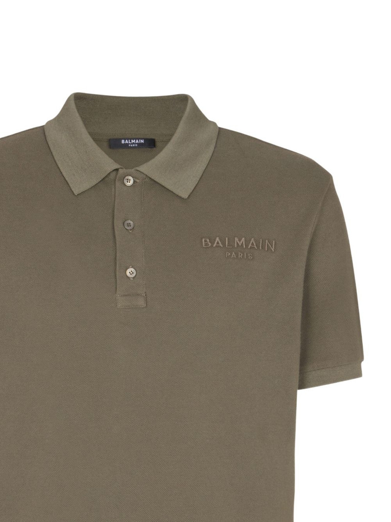 Balmain logo-detail polo shirt outlook