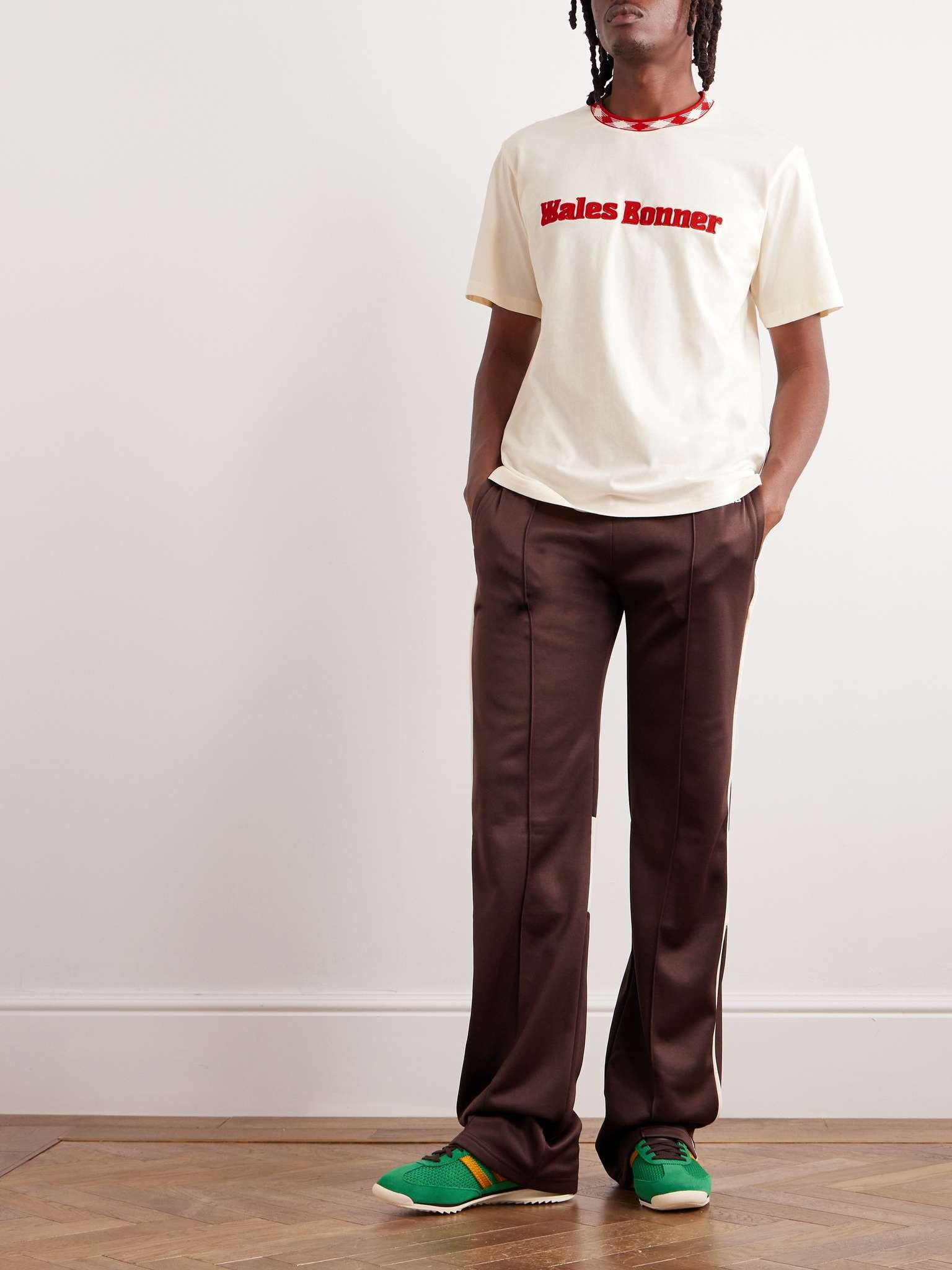 Logo-Embroidered Printed Organic Cotton-Jersey T-Shirt - 2