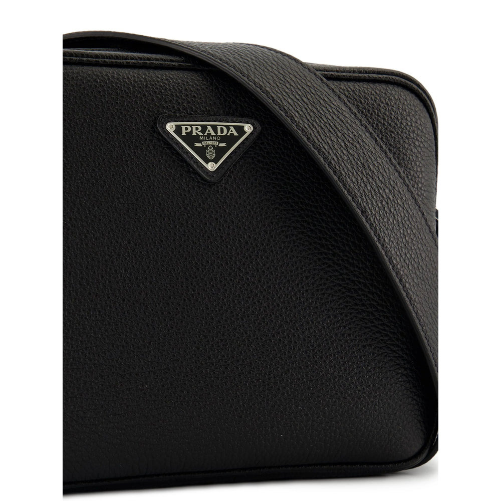 Prada Black Shoulder Bags Men - 2