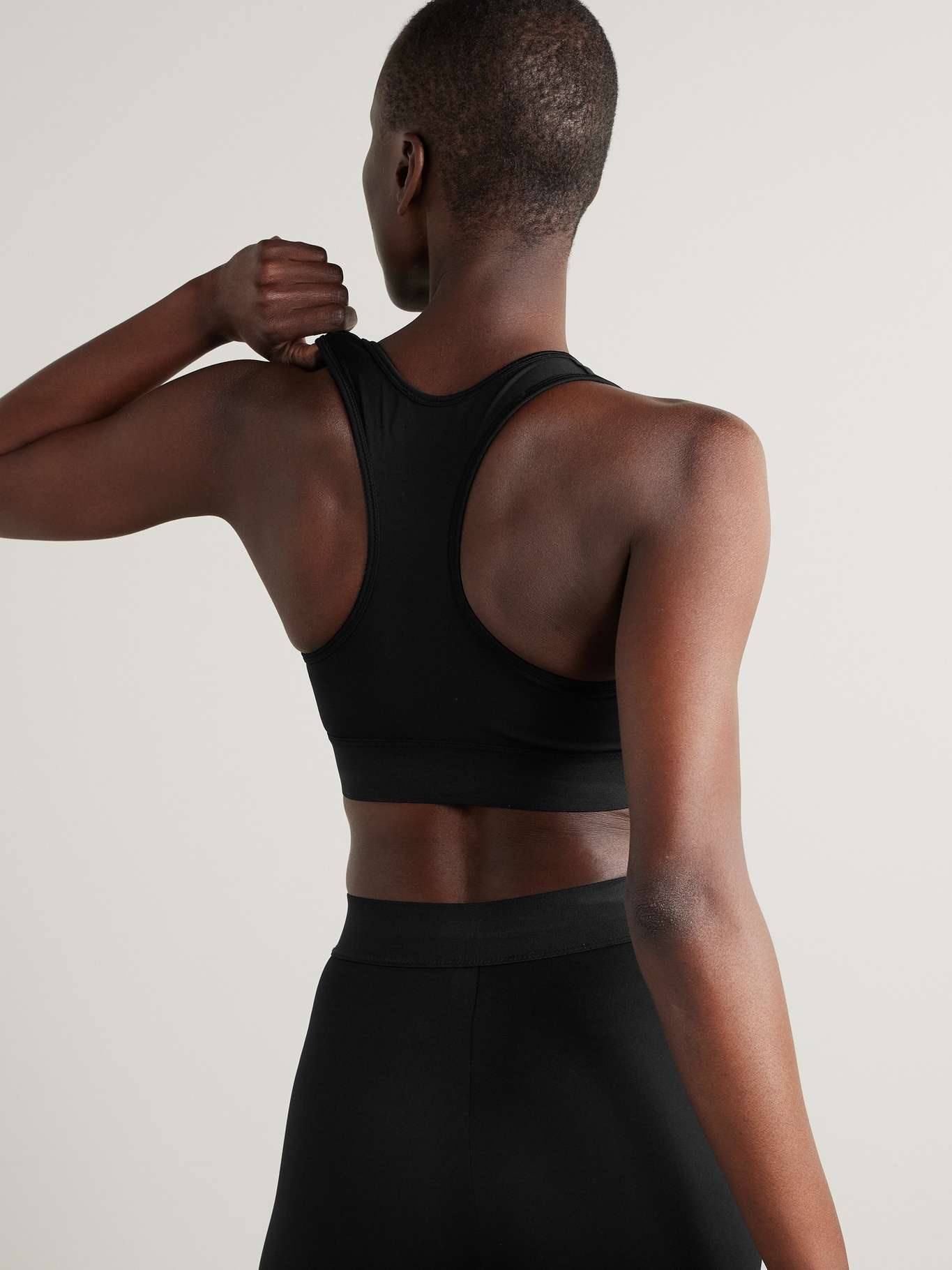 + RHW stretch-jersey sports bra Black - 3