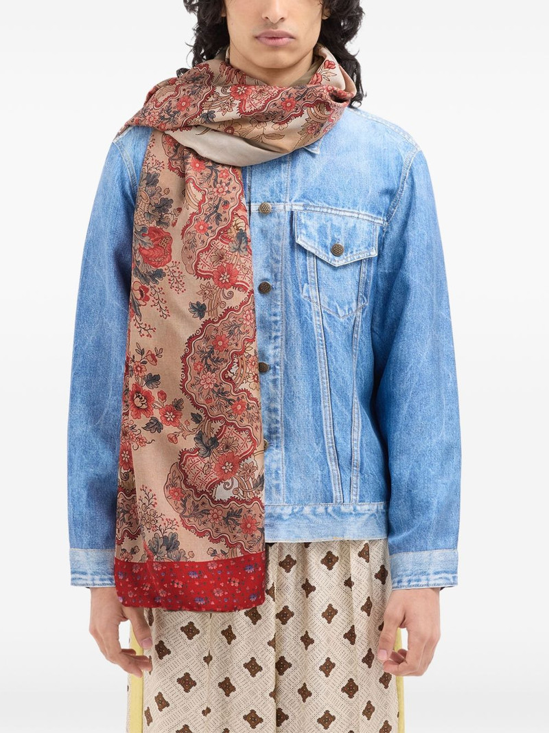 Aloesta floral silk scarf 4