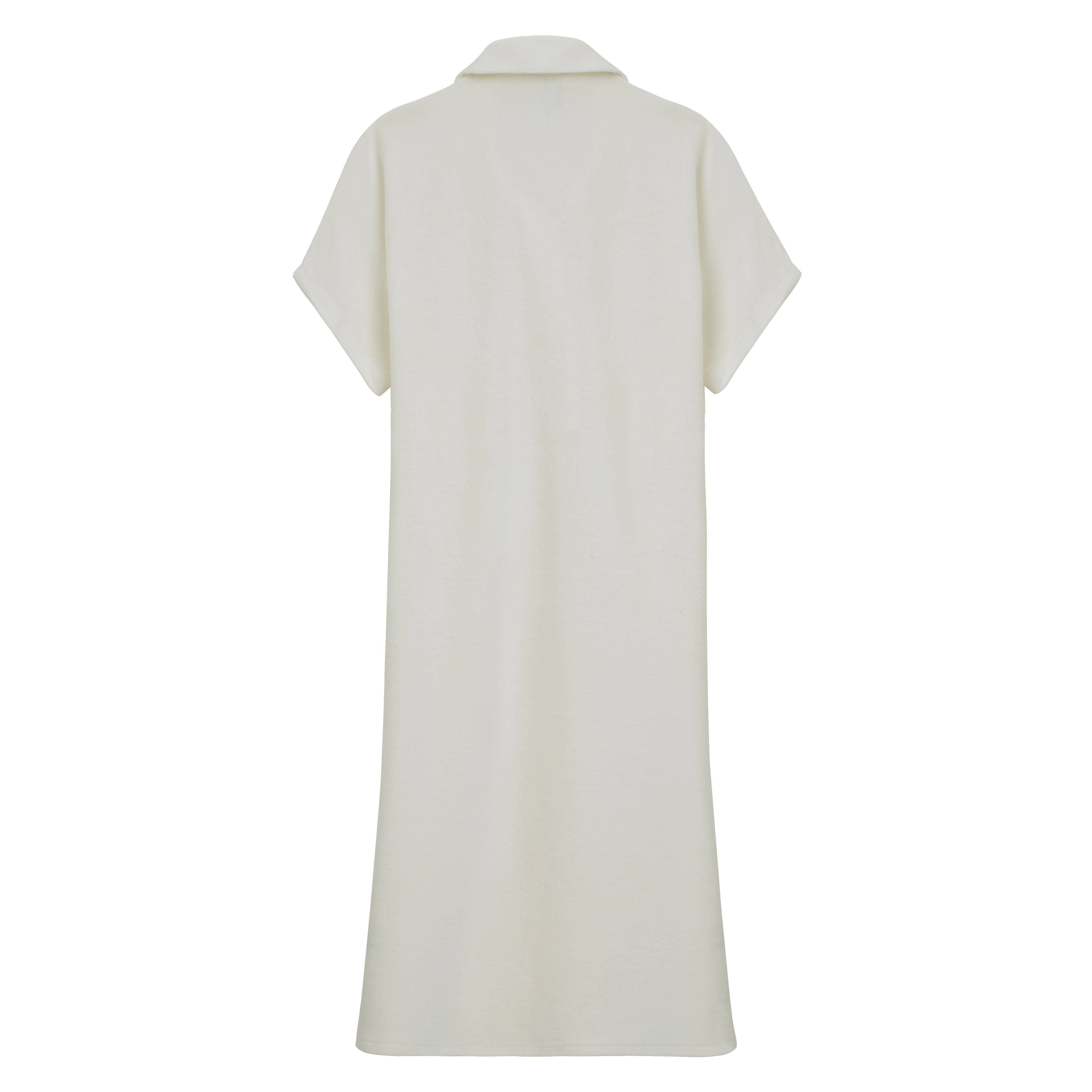 Women Terry Polo Dress Solid - 2
