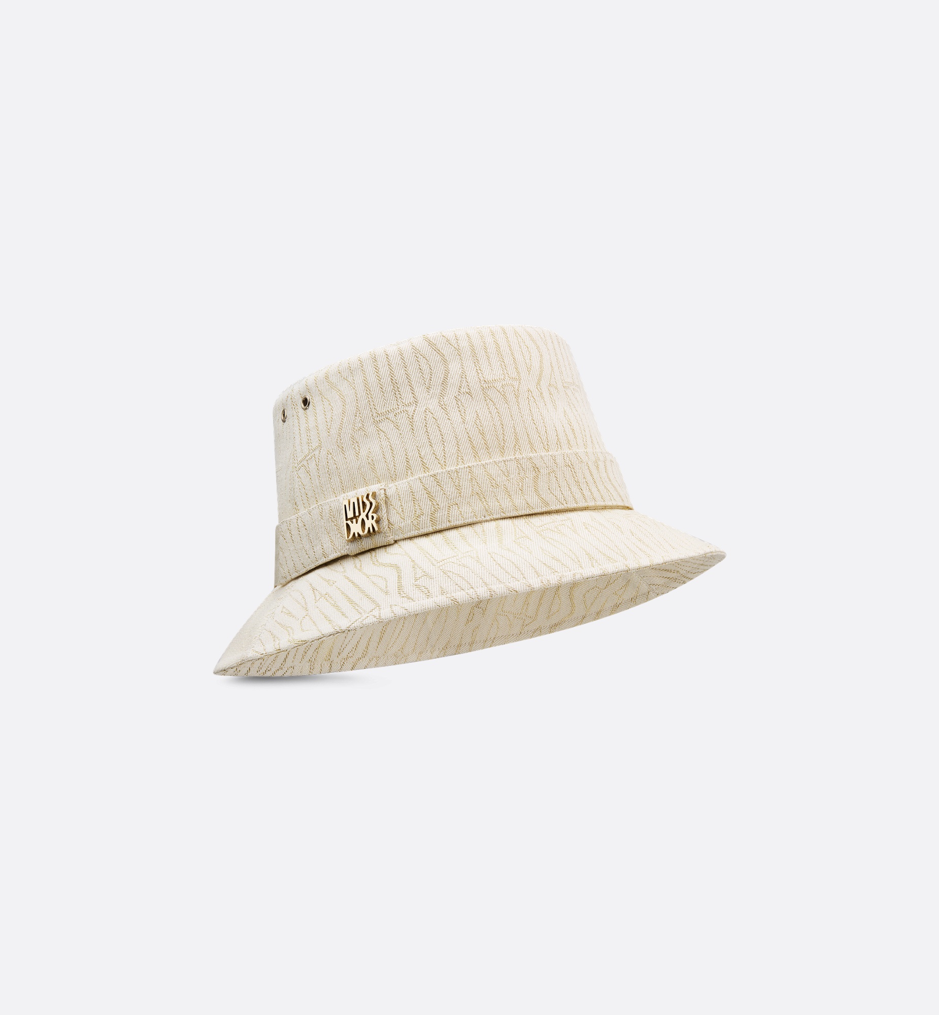 Dior Or Teddy-D Miss Dior Allover Small-Brim Bucket Hat - 3