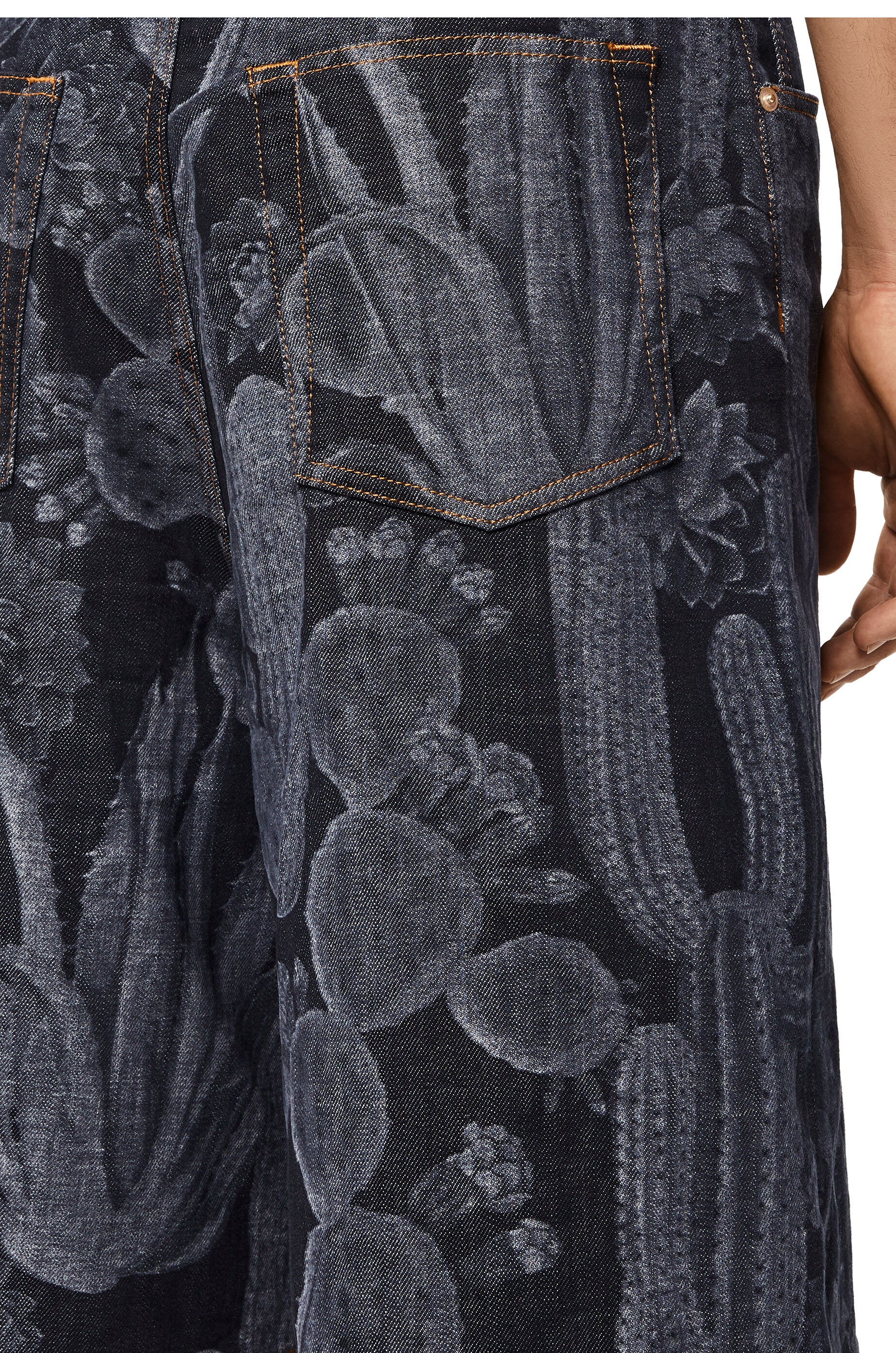 Cactus print shorts in cotton - 5