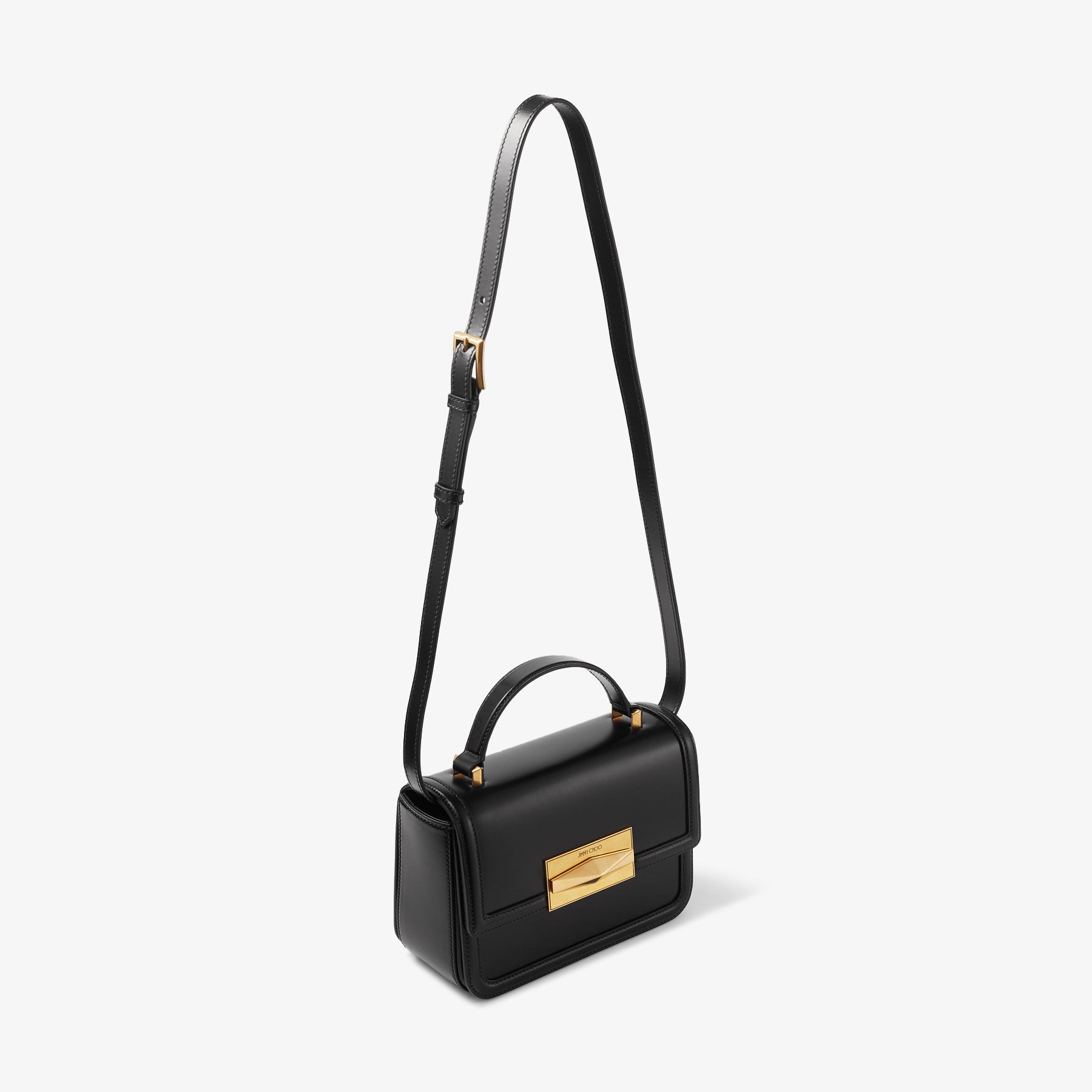 Diamond Tophandle
Black Box Calf Leather Top Handle Bag - 4