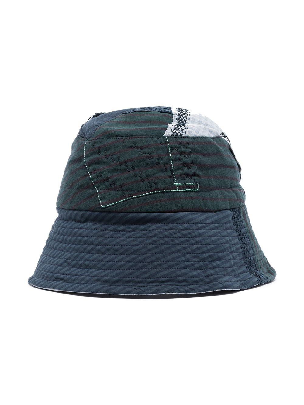 patchwork-design bucket hat - 3