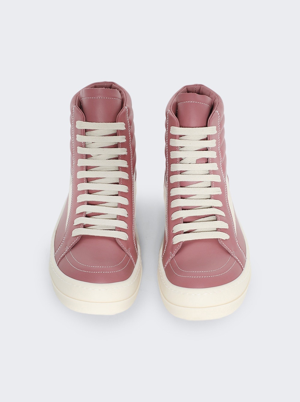 Scarpe In Pelle High Top Vintage Sneakers Thulian And Milk - 5