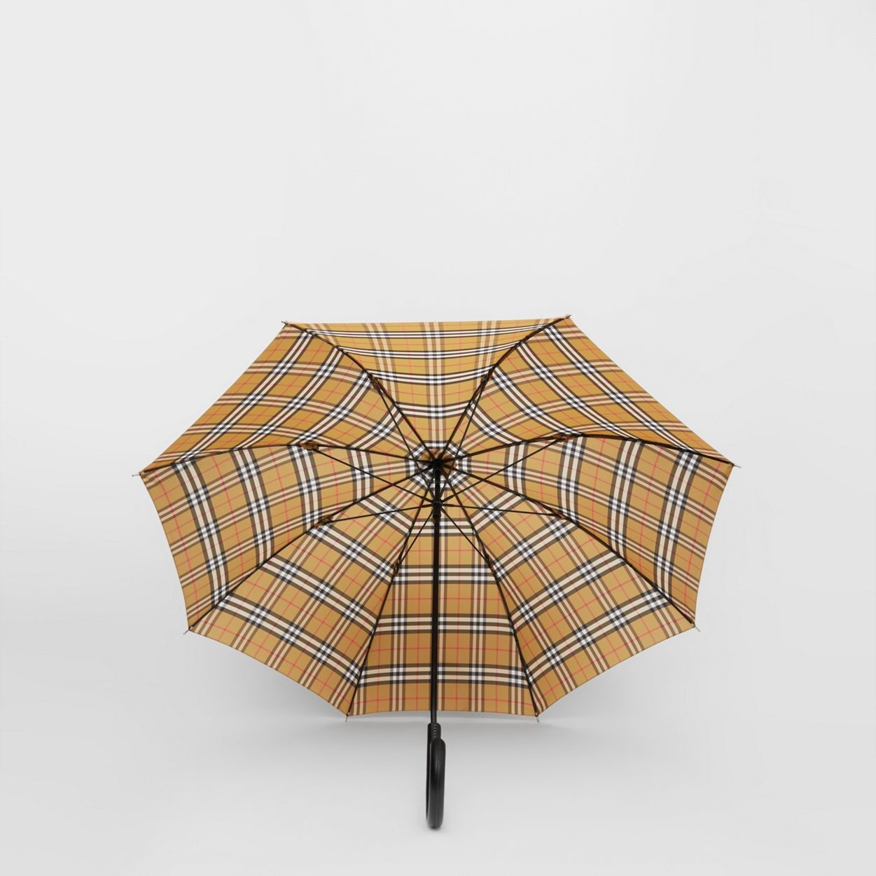 Vintage Check Folding Umbrella - 3