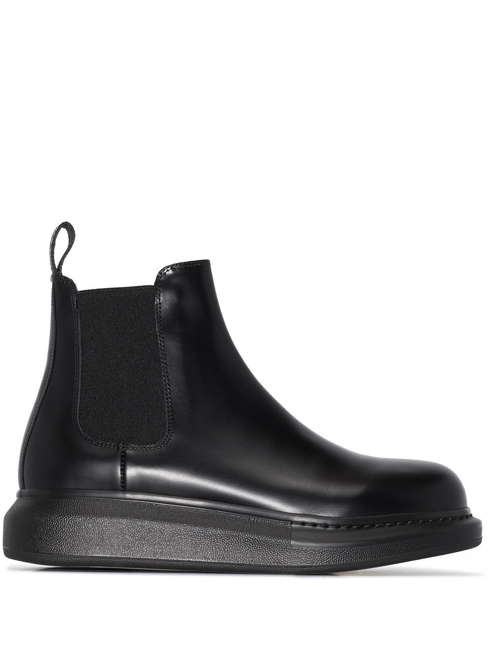 leather chelsea boots - 1