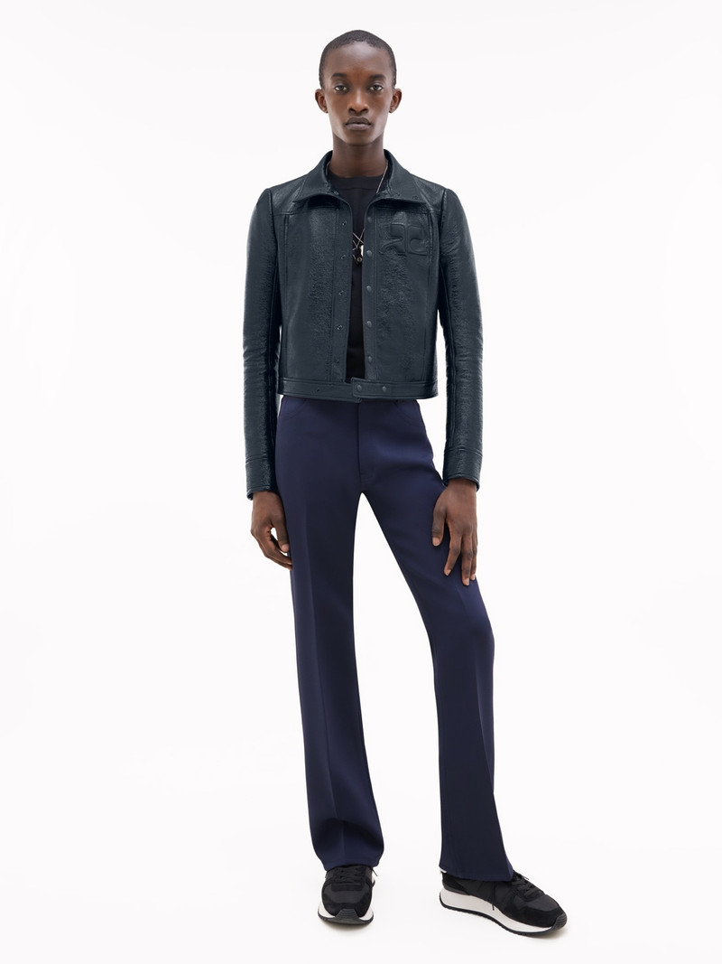 courrèges PLAIN ICONIC VINYL JACKET outlook