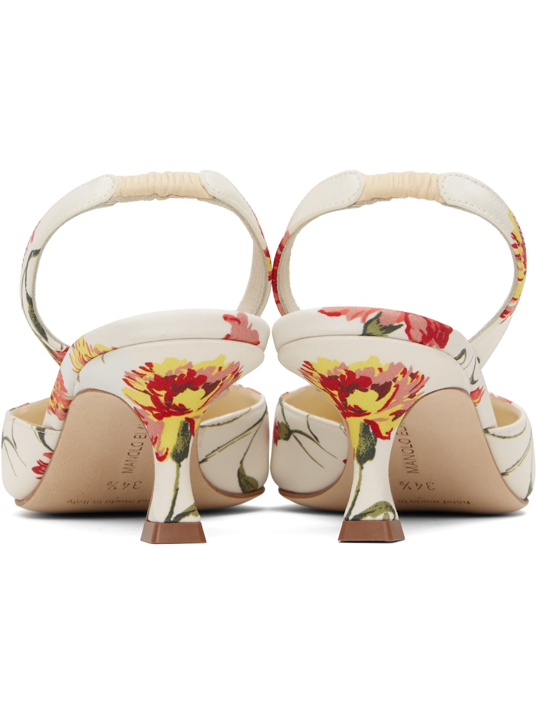 White & Pink Carolyne Heels - 2
