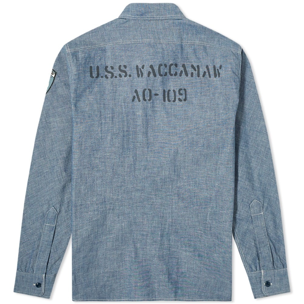 The Real McCoy's USS Waccamaw Chambray Shirt - 2