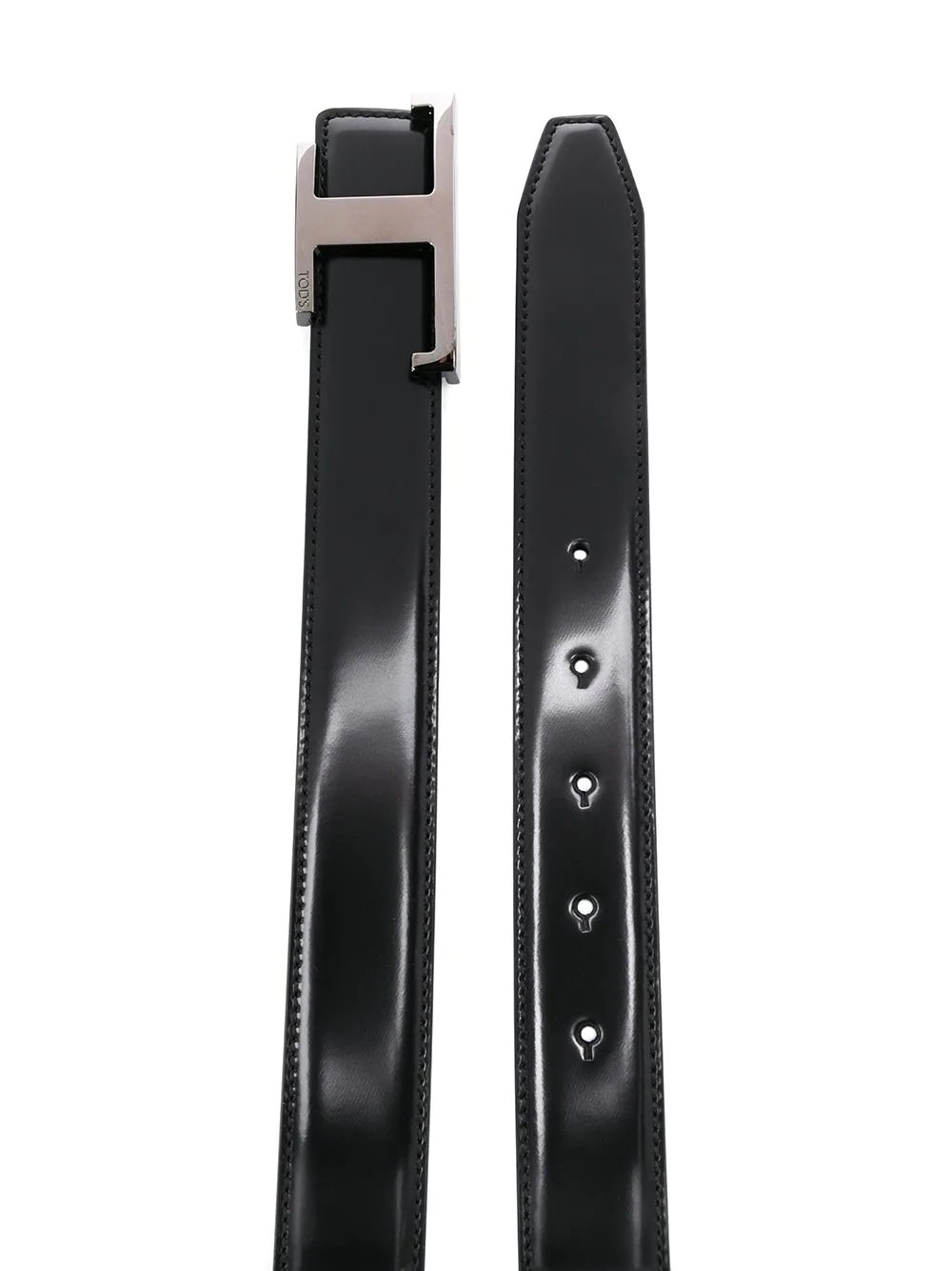 logo buckle belt - 2