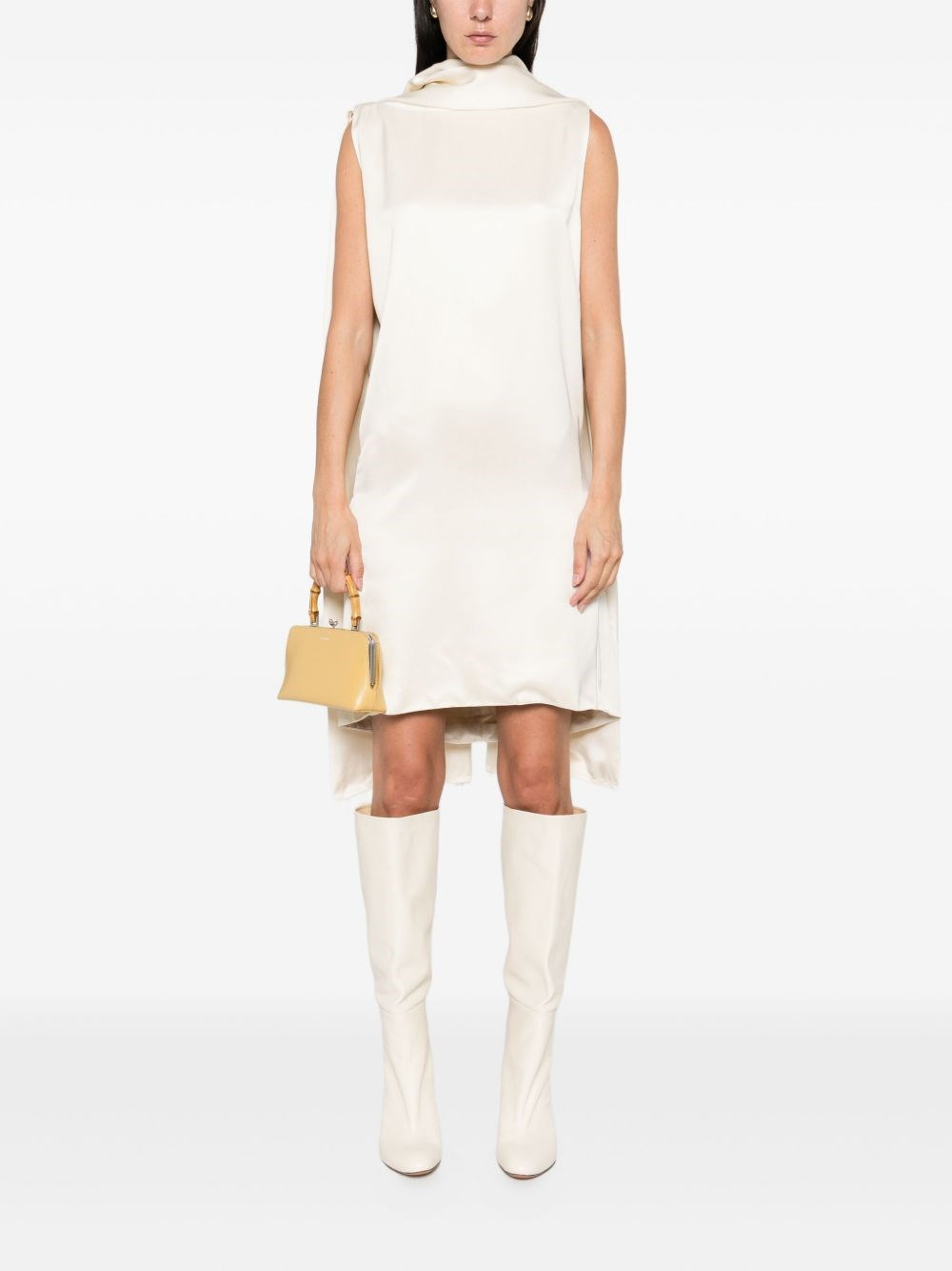 Cocoon scarf dress - 2
