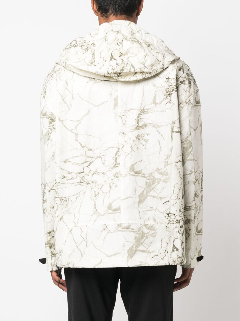 marble-print zip-up jacket 4