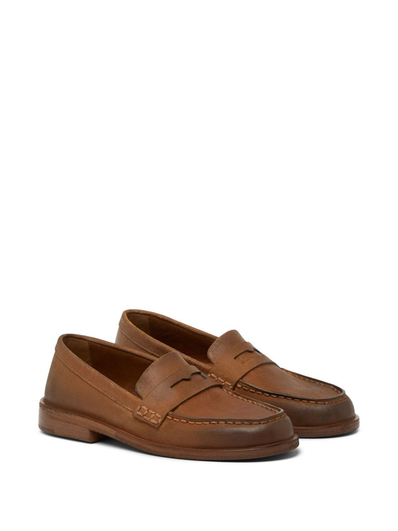 Marsèll penny leather loafers outlook