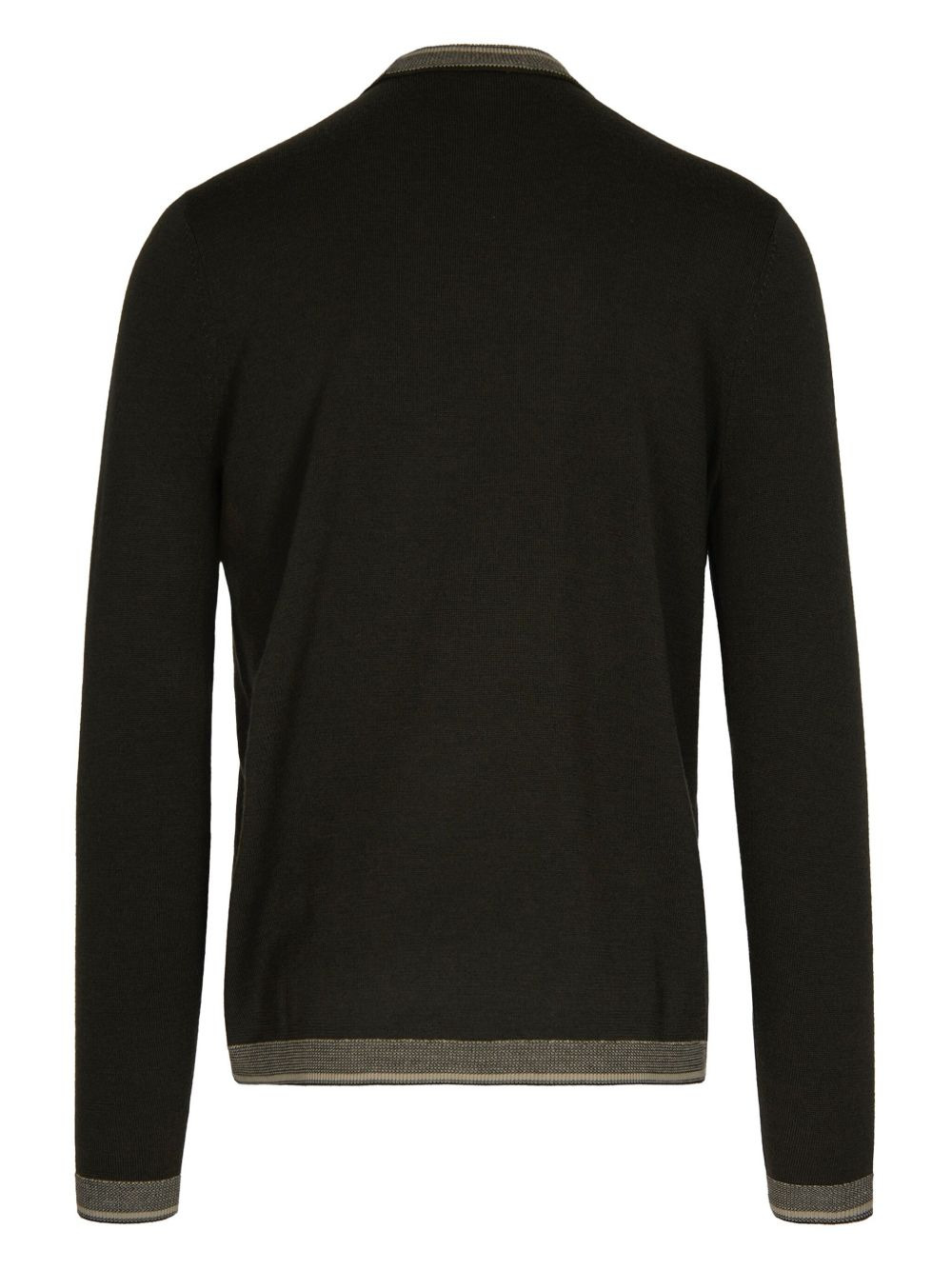 logo-embroidered ribbed-knit jumper - 2