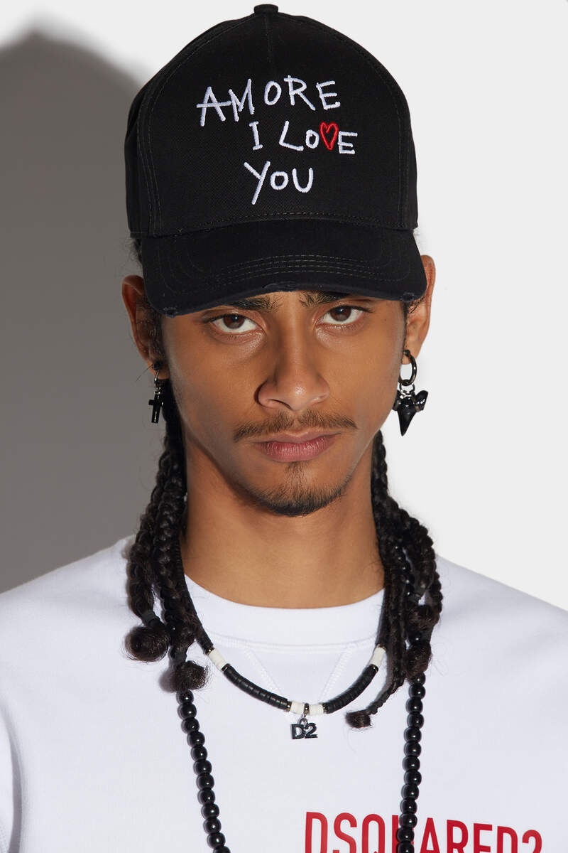 AMORE I LOVE YOU BASEBALL CAP - 6