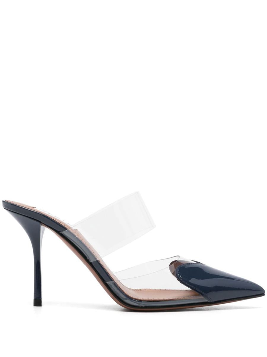 Alaïa Le Cœur Patent Leather Mules - 1