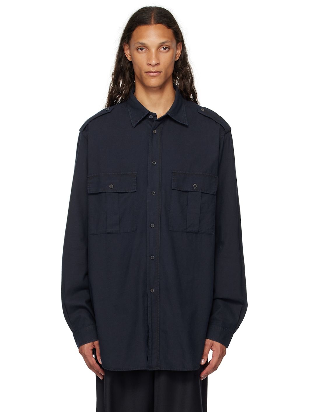 Navy Gene Vaj Shirt - 1