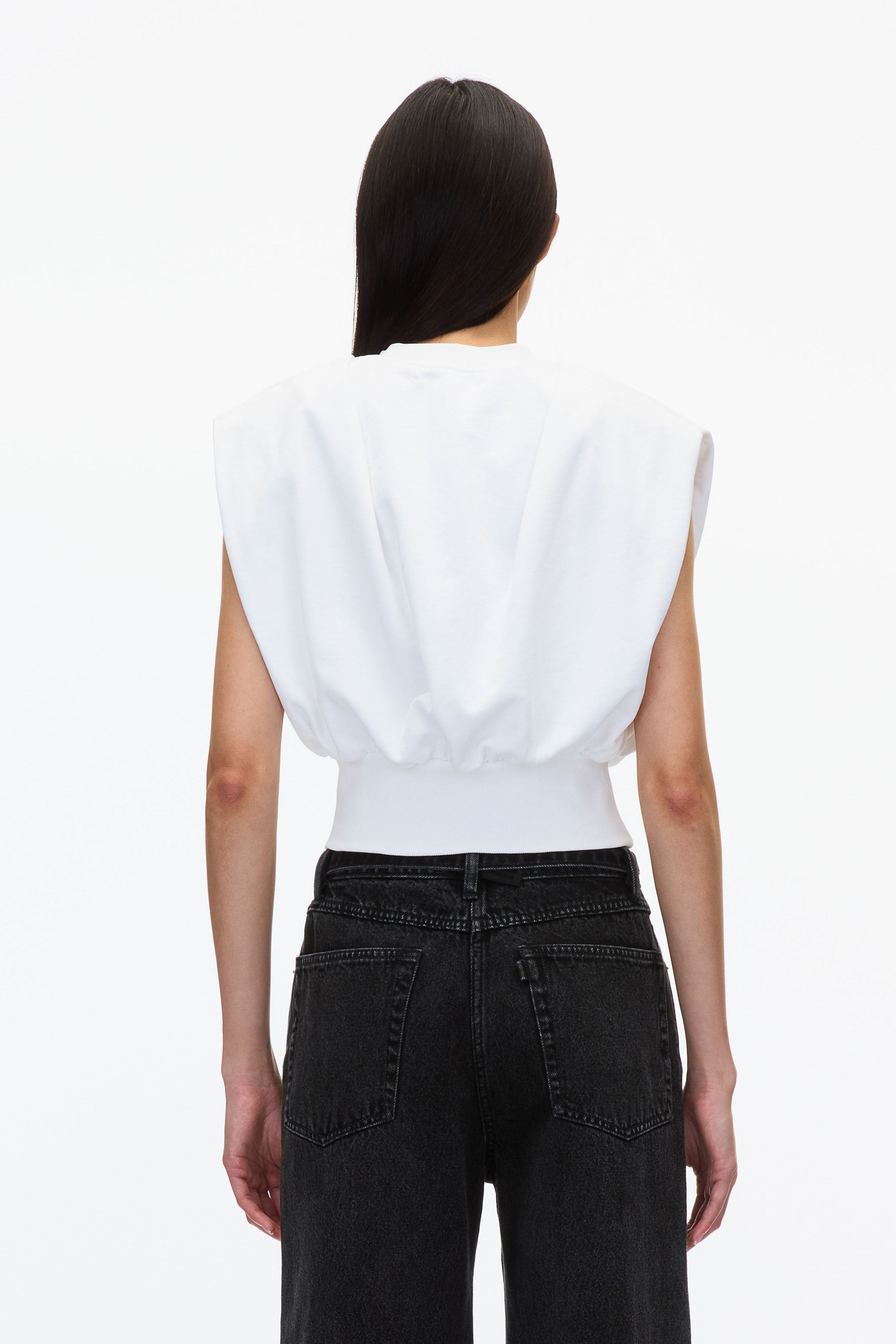 Sleeveless French Terry Top - 4
