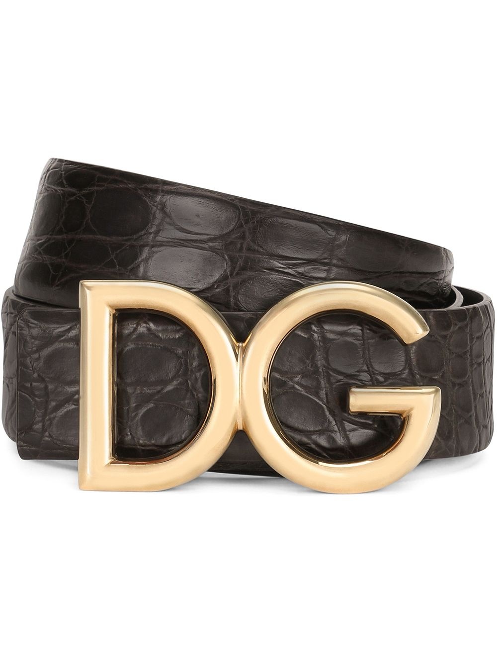 logo buckle belt - 1