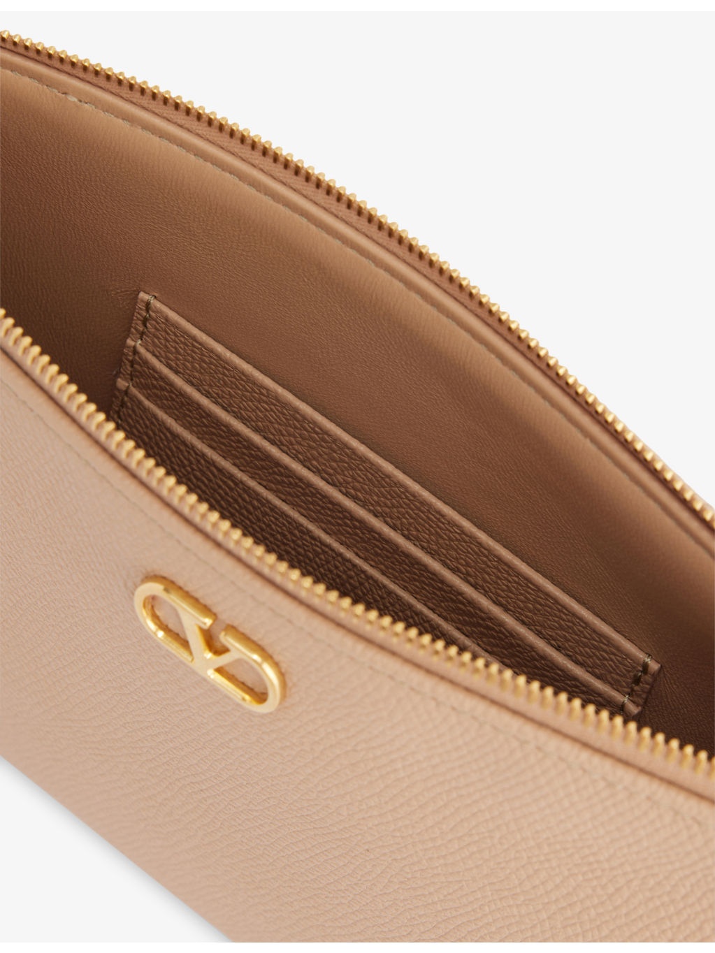 VLogo Signature Leather Pouch - 5