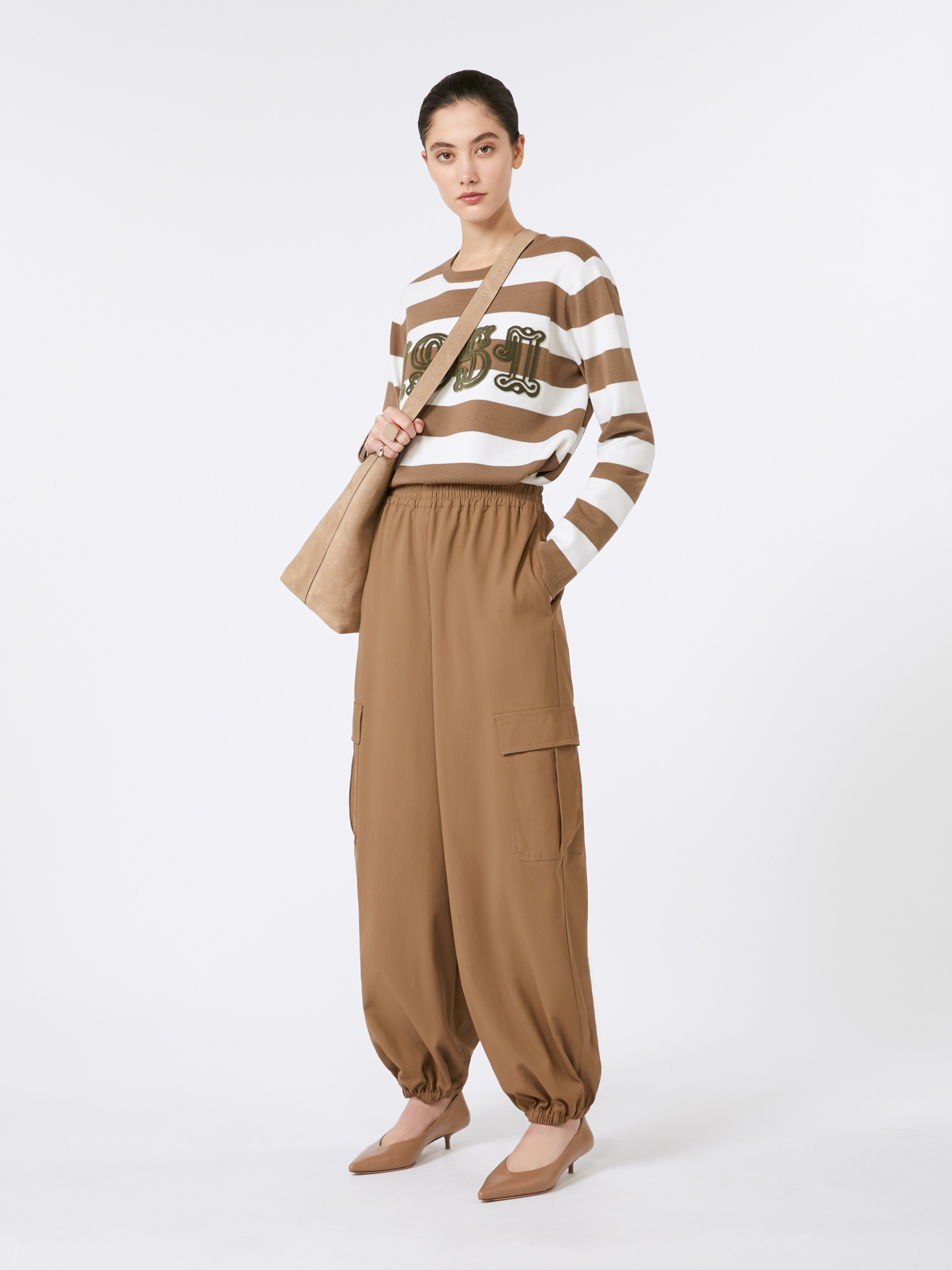 GLAUCO Cotton baggy trousers - 2