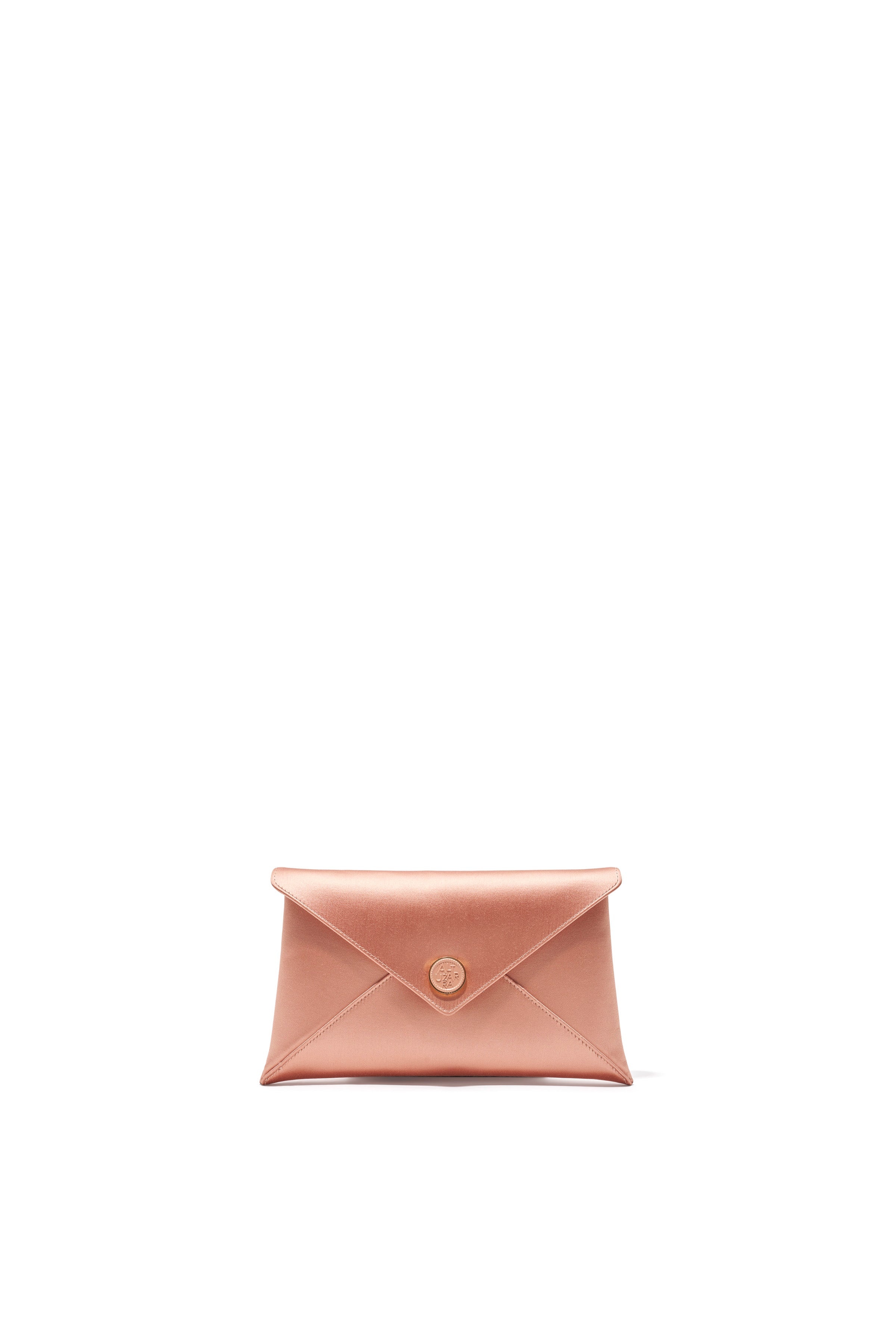 'MEDALLION' ENVELOPE CLUTCH SATIN - 1