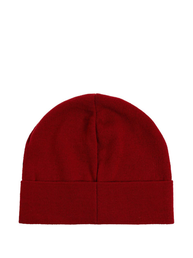 Moschino teddy-print logo beanie outlook