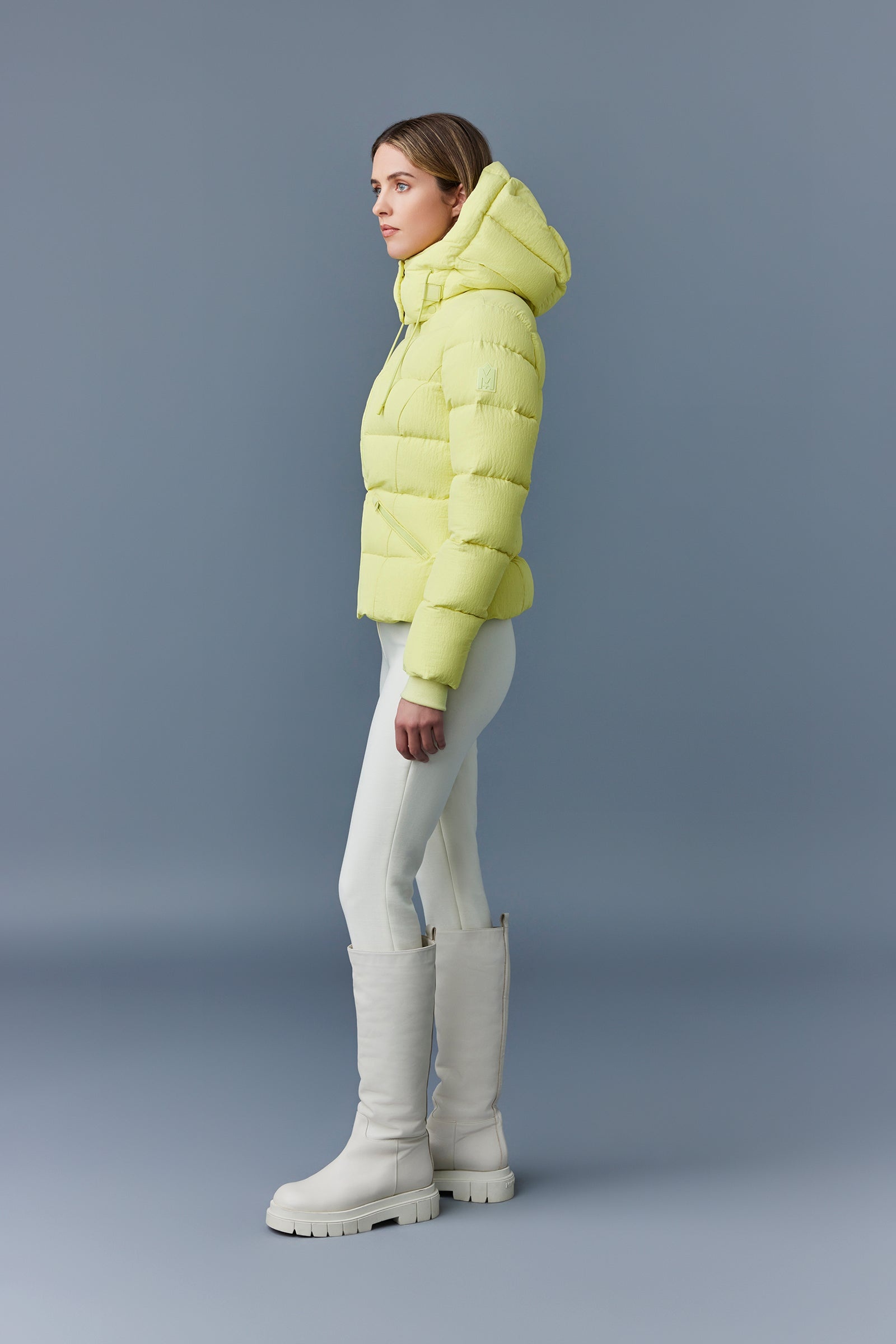 MADALYN-TR Tactile Ripstop down jacket with hood - 3