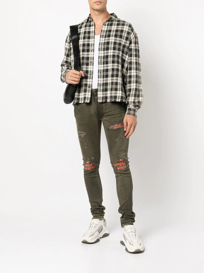 AMIRI bandana skinny jeans outlook