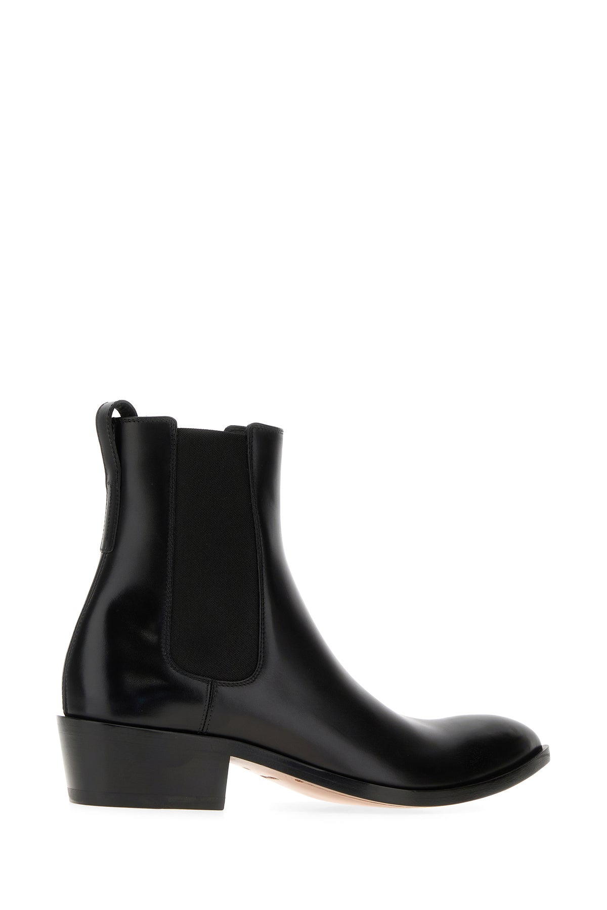 Black leather boots - 3