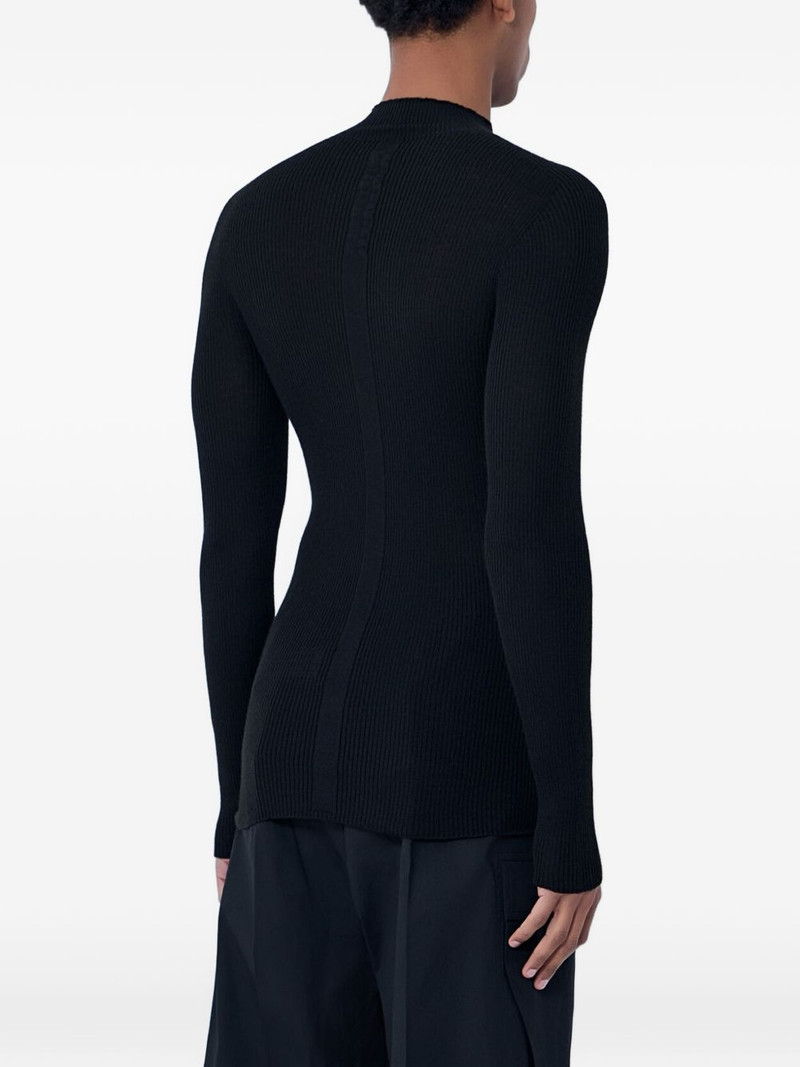 ribbed high-neck top 3