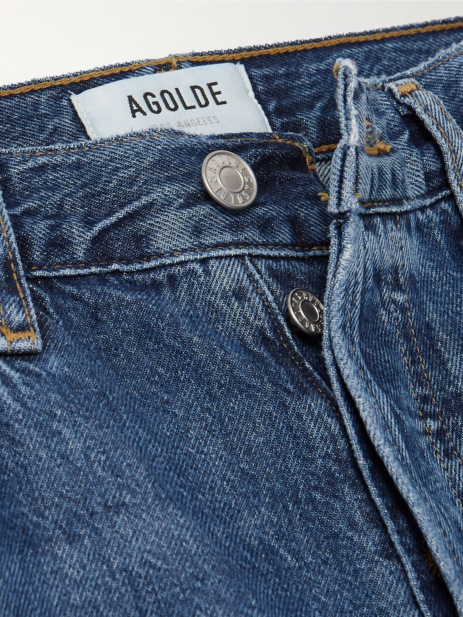 Ren high-rise wide-leg recycled jeans Mid denim - 5