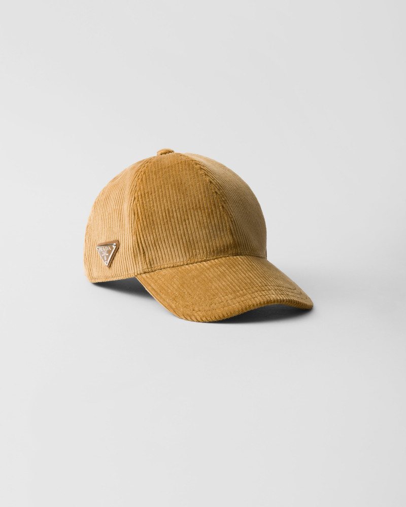 Corduroy baseball cap 1