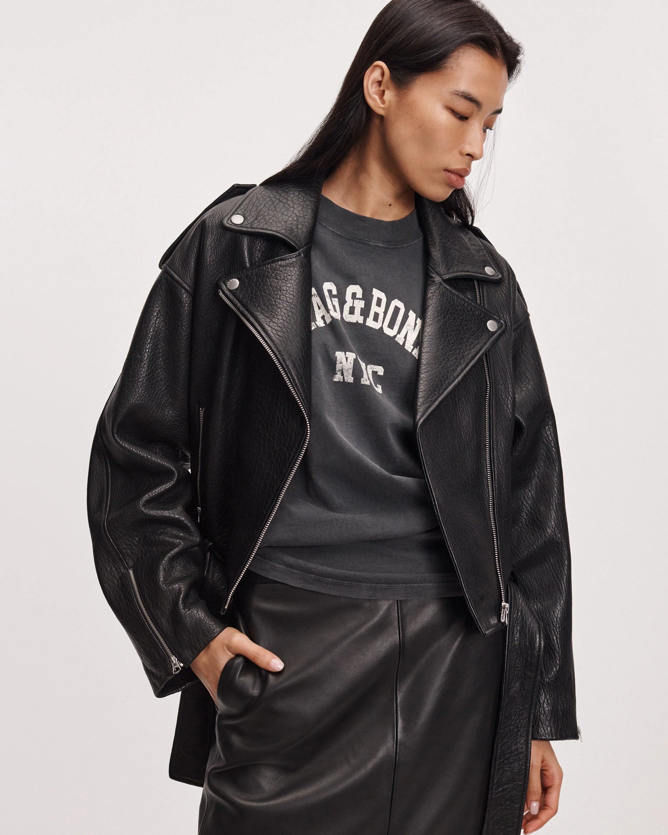 Penelope Leather Jacket - 1