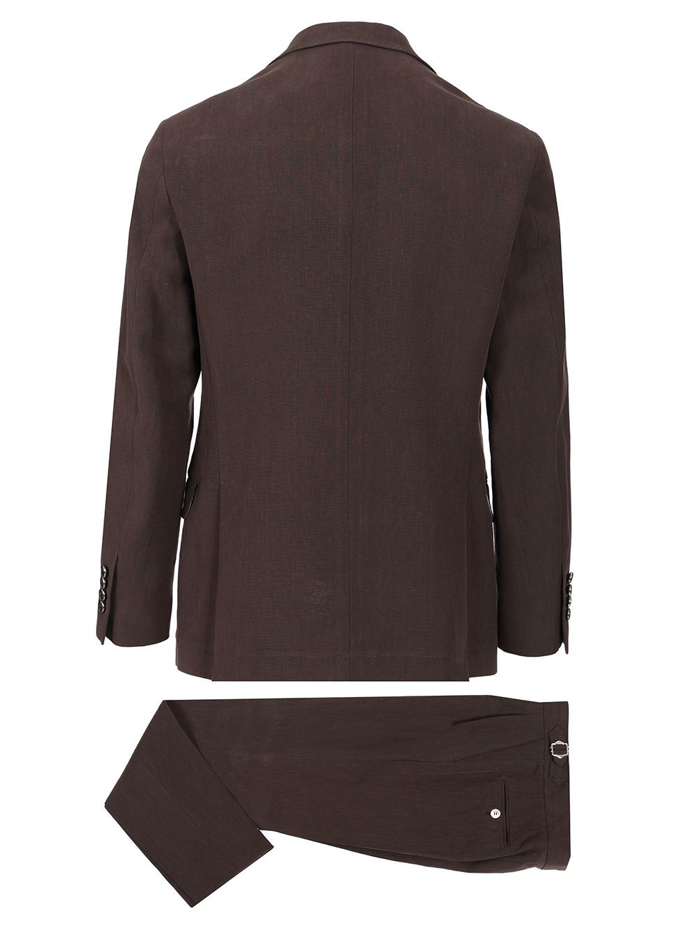 Leisure Fit Suit Dresses Brown - 2