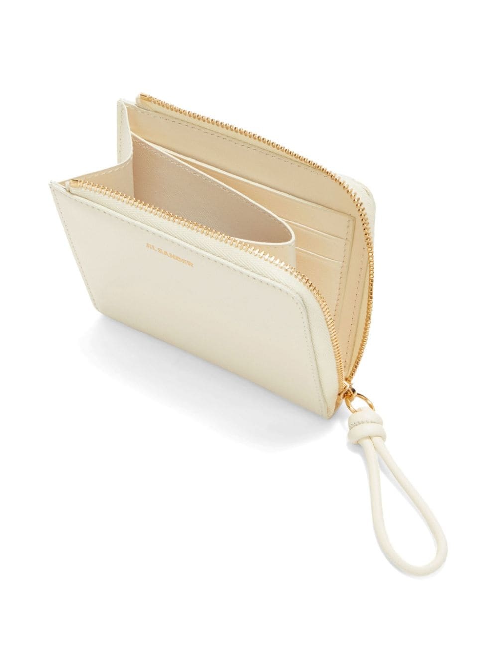 debossed-logo calf leather wallet - 3
