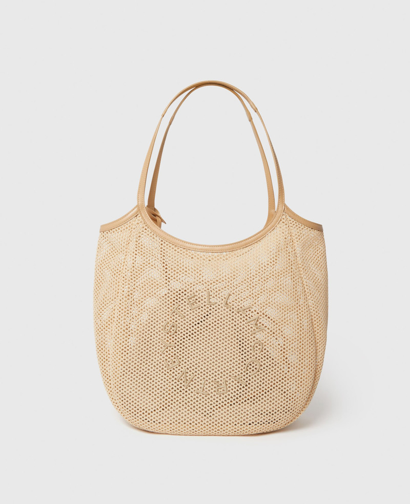 Logo Mesh Hobo Bag 1